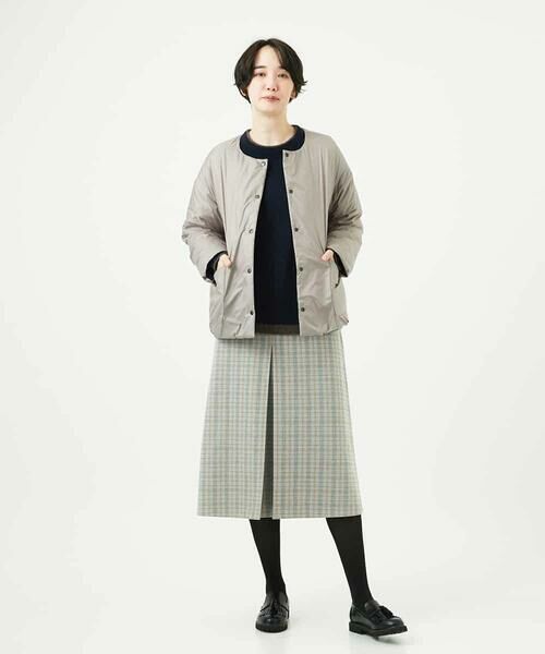 Maison de CINQ / メゾン ドゥ サンク ダウンジャケット・ベスト | ソフトタフタリバーシブルダウン　 | 詳細3