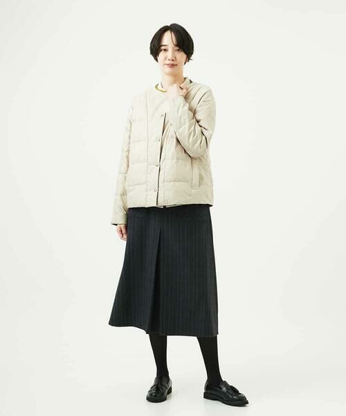 Maison de CINQ / メゾン ドゥ サンク ダウンジャケット・ベスト | ソフトタフタリバーシブルダウン　 | 詳細8