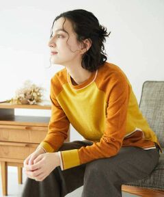 Maison de CINQ / メゾン ドゥ サンク ニット・セーター | バイカラーポケットデザインニット