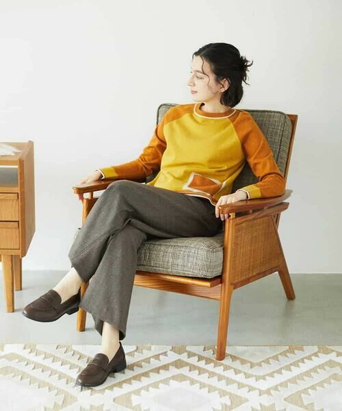 Maison de CINQ / メゾン ドゥ サンク ニット・セーター | バイカラーポケットデザインニット | 詳細15