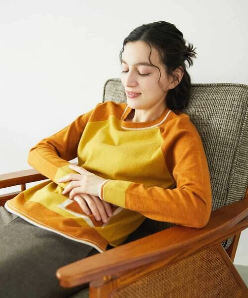 Maison de CINQ / メゾン ドゥ サンク ニット・セーター | バイカラーポケットデザインニット | 詳細3