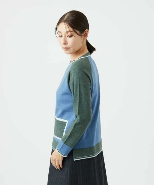 Maison de CINQ / メゾン ドゥ サンク ニット・セーター | バイカラーポケットデザインニット | 詳細5