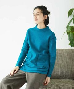 Maison de CINQ / メゾン ドゥ サンク チュニック | [日本製]ウールマイクロループスクランブル編みチュニックカットソー