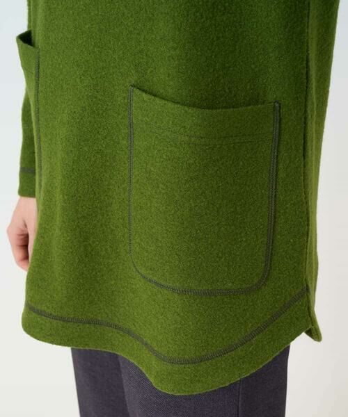 Maison de CINQ / メゾン ドゥ サンク チュニック | [日本製]ウールマイクロループスクランブル編みチュニックカットソー | 詳細10