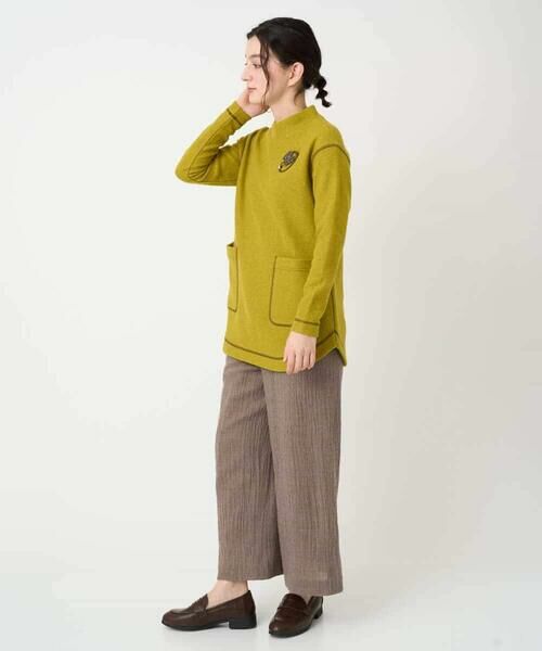 Maison de CINQ / メゾン ドゥ サンク チュニック | [日本製]ウールマイクロループスクランブル編みチュニックカットソー | 詳細21