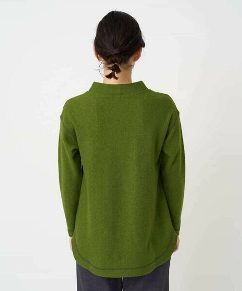 Maison de CINQ / メゾン ドゥ サンク チュニック | [日本製]ウールマイクロループスクランブル編みチュニックカットソー | 詳細6