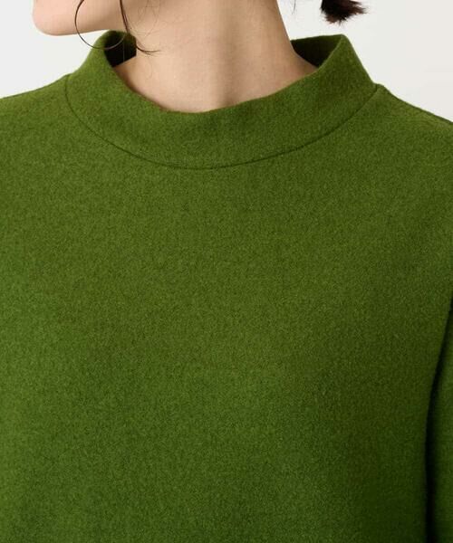 Maison de CINQ / メゾン ドゥ サンク チュニック | [日本製]ウールマイクロループスクランブル編みチュニックカットソー | 詳細7