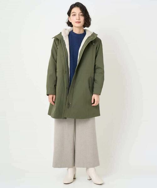 Maison de CINQ / メゾン ドゥ サンク その他アウター | ボアライナー付き4wayコート | 詳細25