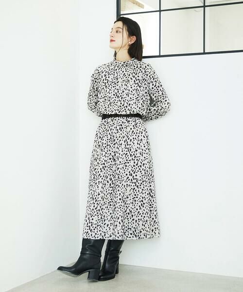 Maison de CINQ / メゾン ドゥ サンク シャツ・ブラウス | [日本製/セットアップ対応]レオパードロールネックブラウス | 詳細19