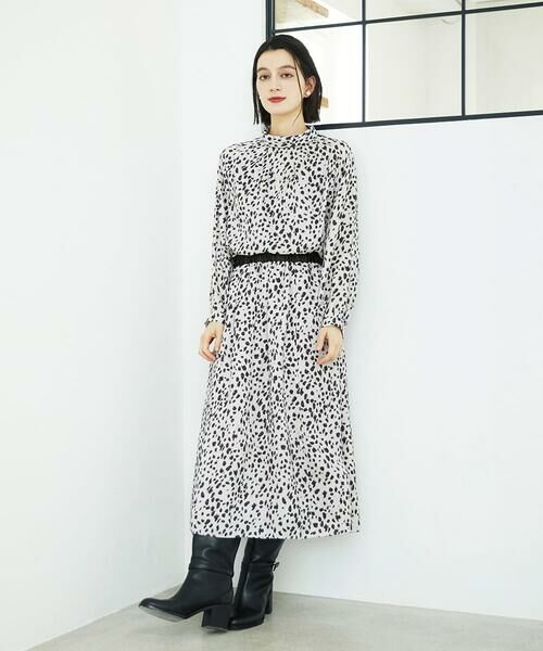 Maison de CINQ / メゾン ドゥ サンク シャツ・ブラウス | [日本製/セットアップ対応]レオパードロールネックブラウス | 詳細20