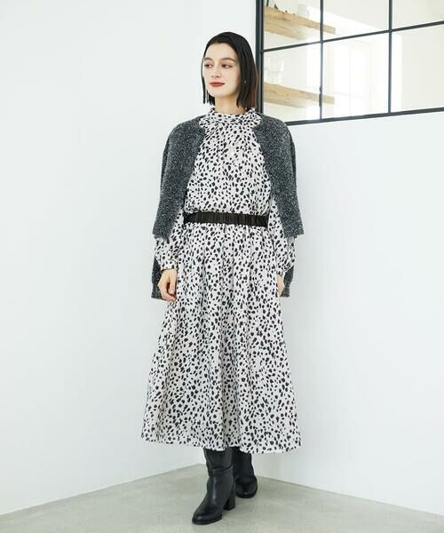 Maison de CINQ / メゾン ドゥ サンク シャツ・ブラウス | [日本製/セットアップ対応]レオパードロールネックブラウス | 詳細22