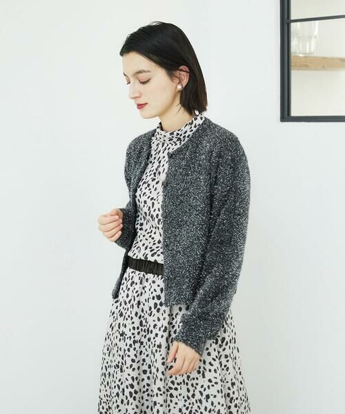 Maison de CINQ / メゾン ドゥ サンク シャツ・ブラウス | [日本製/セットアップ対応]レオパードロールネックブラウス | 詳細6