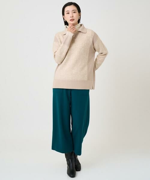 Maison de CINQ / メゾン ドゥ サンク ニット・セーター | メランジブークレ襟付きニット | 詳細11