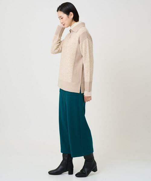 Maison de CINQ / メゾン ドゥ サンク ニット・セーター | メランジブークレ襟付きニット | 詳細12