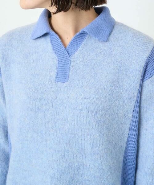 Maison de CINQ / メゾン ドゥ サンク ニット・セーター | メランジブークレ襟付きニット | 詳細6