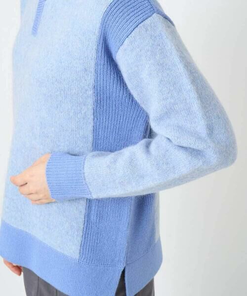 Maison de CINQ / メゾン ドゥ サンク ニット・セーター | メランジブークレ襟付きニット | 詳細7