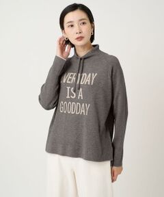 Maison de CINQ / メゾン ドゥ サンク ニット・セーター | ドロストハイネックロゴニット