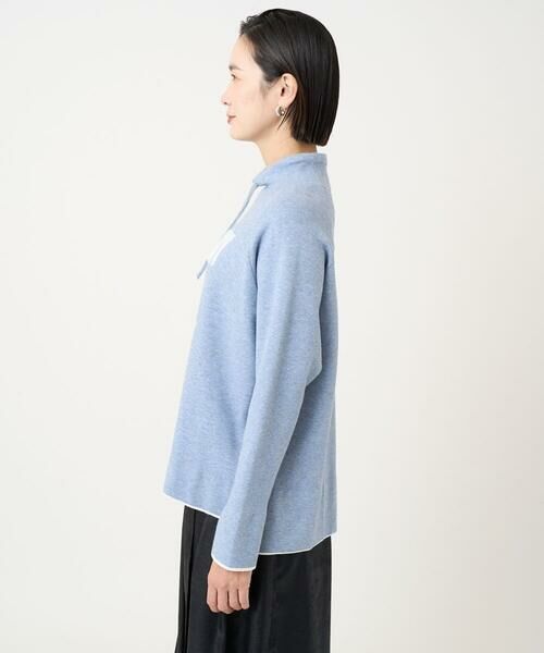 Maison de CINQ / メゾン ドゥ サンク ニット・セーター | ドロストハイネックロゴニット | 詳細3