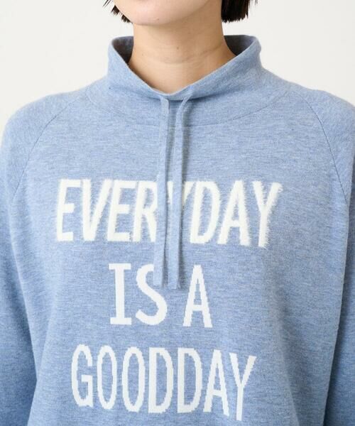 Maison de CINQ / メゾン ドゥ サンク ニット・セーター | ドロストハイネックロゴニット | 詳細5