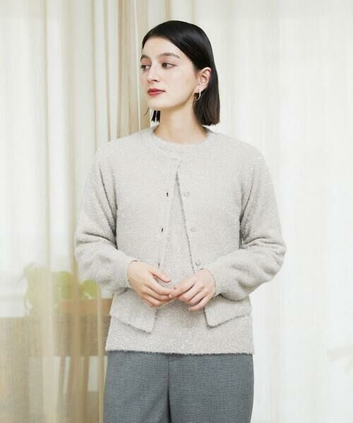 Maison de CINQ / メゾン ドゥ サンク ニット・セーター | メタリックシャギークルーネックニット | 詳細9