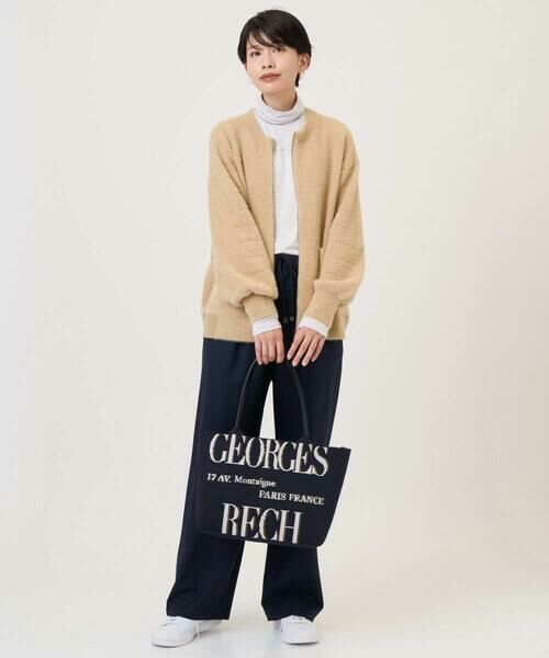 Maison de CINQ / メゾン ドゥ サンク カットソー | ベアテンジャージーハイネックロゴカットソー | 詳細14