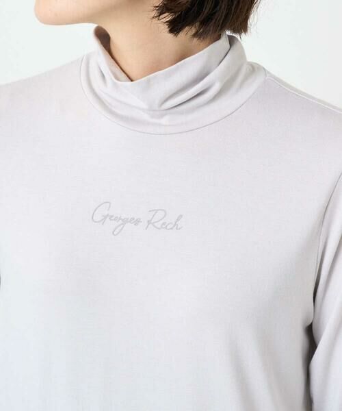 Maison de CINQ / メゾン ドゥ サンク カットソー | ベアテンジャージーハイネックロゴカットソー | 詳細6