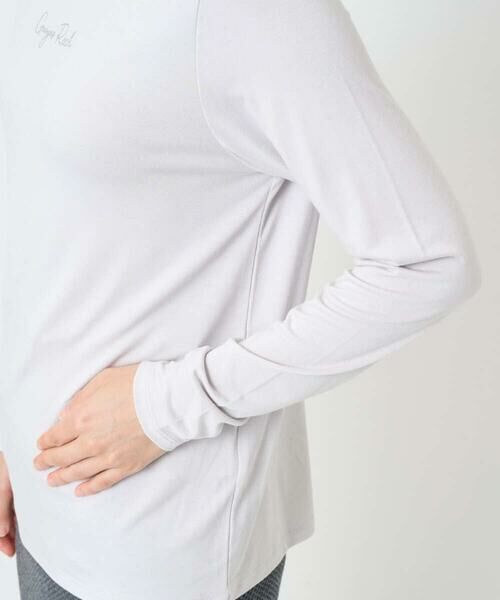 Maison de CINQ / メゾン ドゥ サンク カットソー | ベアテンジャージーハイネックロゴカットソー | 詳細7