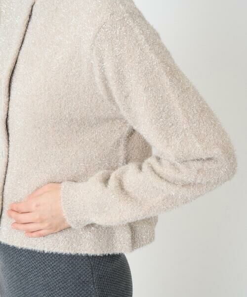 Maison de CINQ / メゾン ドゥ サンク カーディガン・ボレロ | メタリックシャギーショートカーディガン | 詳細16