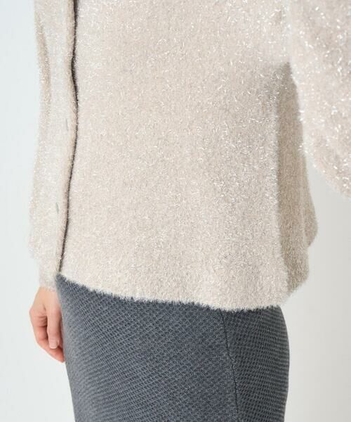Maison de CINQ / メゾン ドゥ サンク カーディガン・ボレロ | メタリックシャギーショートカーディガン | 詳細17