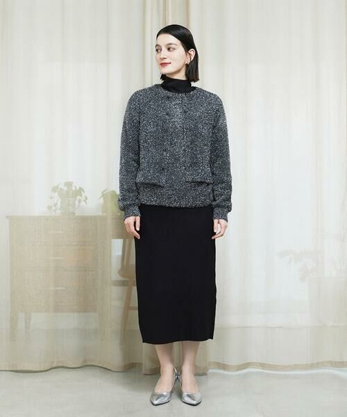 Maison de CINQ / メゾン ドゥ サンク カーディガン・ボレロ | メタリックシャギーショートカーディガン | 詳細22