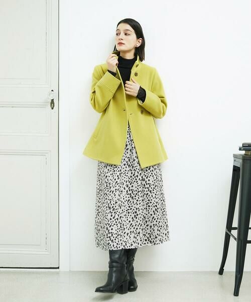 Maison de CINQ / メゾン ドゥ サンク その他アウター | スーパー100ミドルスタンドカラーウールコート | 詳細19