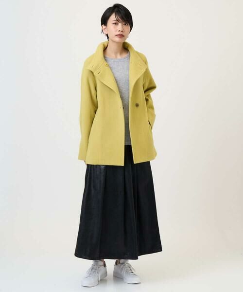 Maison de CINQ / メゾン ドゥ サンク その他アウター | スーパー100ミドルスタンドカラーウールコート | 詳細20