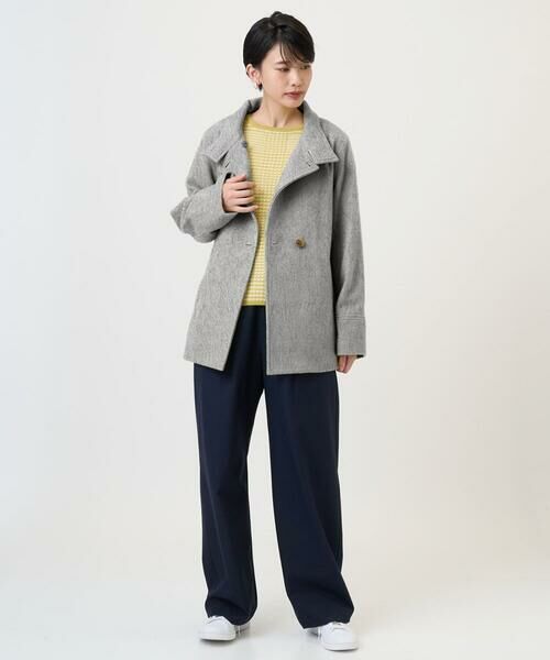 Maison de CINQ / メゾン ドゥ サンク その他アウター | スーパー100ミドルスタンドカラーウールコート | 詳細22