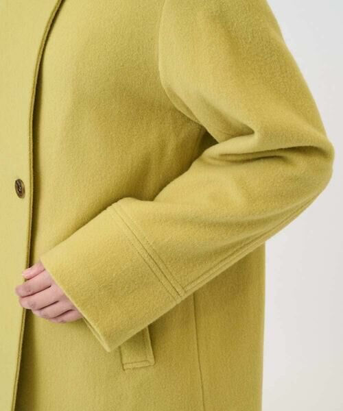 Maison de CINQ / メゾン ドゥ サンク その他アウター | スーパー100ミドルスタンドカラーウールコート | 詳細8