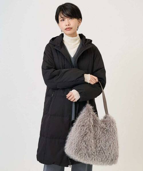 Maison de CINQ / メゾン ドゥ サンク ダウンジャケット・ベスト | シャイニータフタロングダウンコート | 詳細2