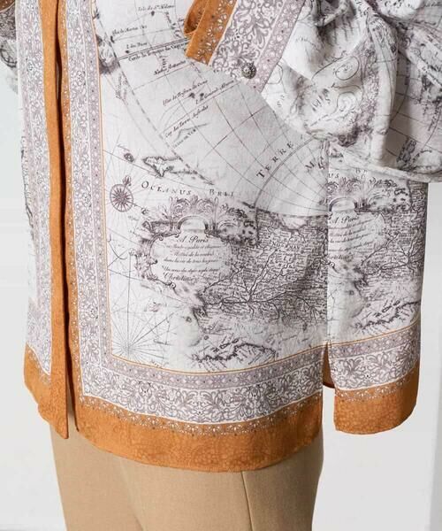 Maison de CINQ / メゾン ドゥ サンク シャツ・ブラウス | アートプリント長袖ブラウス | 詳細10