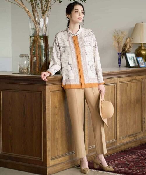 Maison de CINQ / メゾン ドゥ サンク シャツ・ブラウス | アートプリント長袖ブラウス | 詳細12