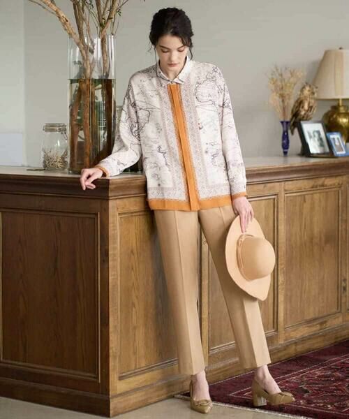 Maison de CINQ / メゾン ドゥ サンク シャツ・ブラウス | アートプリント長袖ブラウス | 詳細13