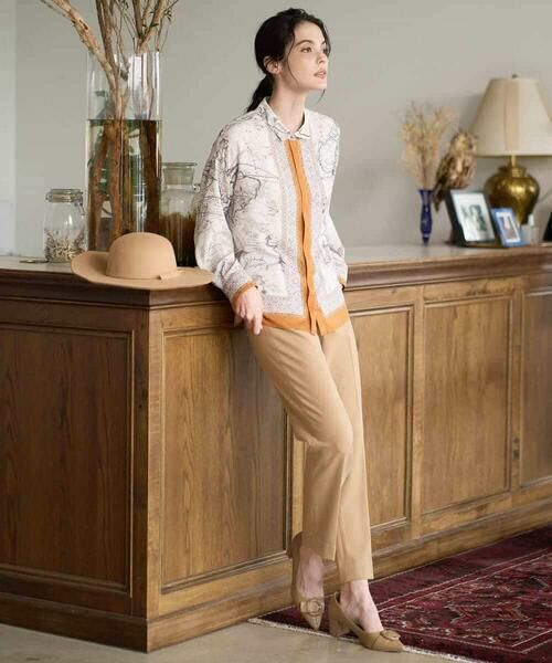 Maison de CINQ / メゾン ドゥ サンク シャツ・ブラウス | アートプリント長袖ブラウス | 詳細14