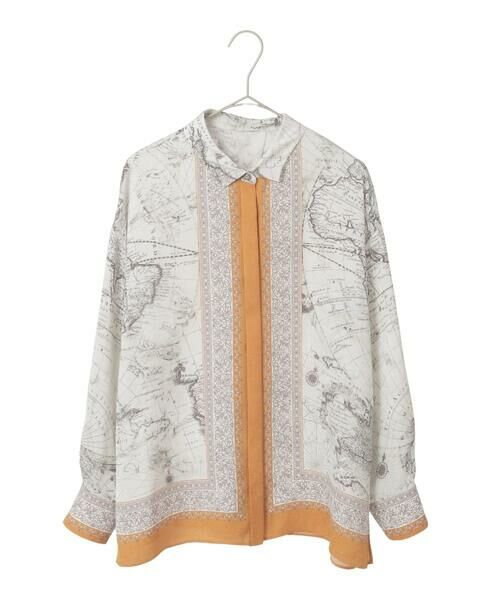 Maison de CINQ / メゾン ドゥ サンク シャツ・ブラウス | アートプリント長袖ブラウス | 詳細24