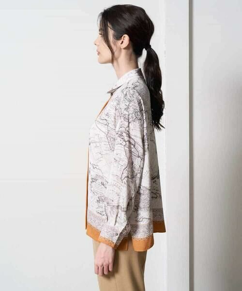 Maison de CINQ / メゾン ドゥ サンク シャツ・ブラウス | アートプリント長袖ブラウス | 詳細6