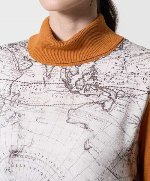 Maison de CINQ / メゾン ドゥ サンク ニット・セーター | [アンサンブル対応]アートプリントドッキングニット | 詳細12
