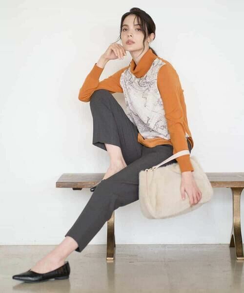 Maison de CINQ / メゾン ドゥ サンク ニット・セーター | [アンサンブル対応]アートプリントドッキングニット | 詳細16