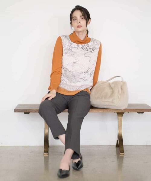 Maison de CINQ / メゾン ドゥ サンク ニット・セーター | [アンサンブル対応]アートプリントドッキングニット | 詳細17