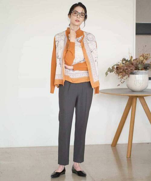 Maison de CINQ / メゾン ドゥ サンク ニット・セーター | [アンサンブル対応]アートプリントドッキングニット | 詳細19