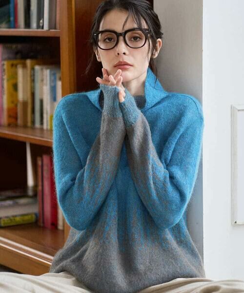 Maison de CINQ / メゾン ドゥ サンク ニット・セーター | グラデーションニットプルオーバー | 詳細6