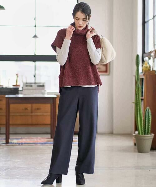 Maison de CINQ / メゾン ドゥ サンク ベスト | オフタートルニットベスト | 詳細16