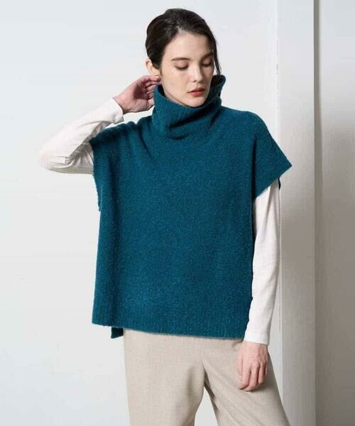 Maison de CINQ / メゾン ドゥ サンク ベスト | オフタートルニットベスト | 詳細2