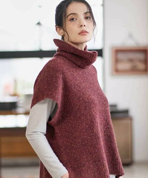 Maison de CINQ / メゾン ドゥ サンク ベスト | オフタートルニットベスト | 詳細5