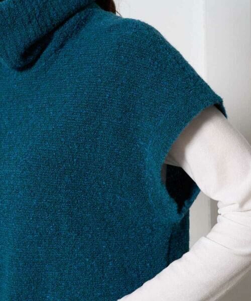 Maison de CINQ / メゾン ドゥ サンク ベスト | オフタートルニットベスト | 詳細9